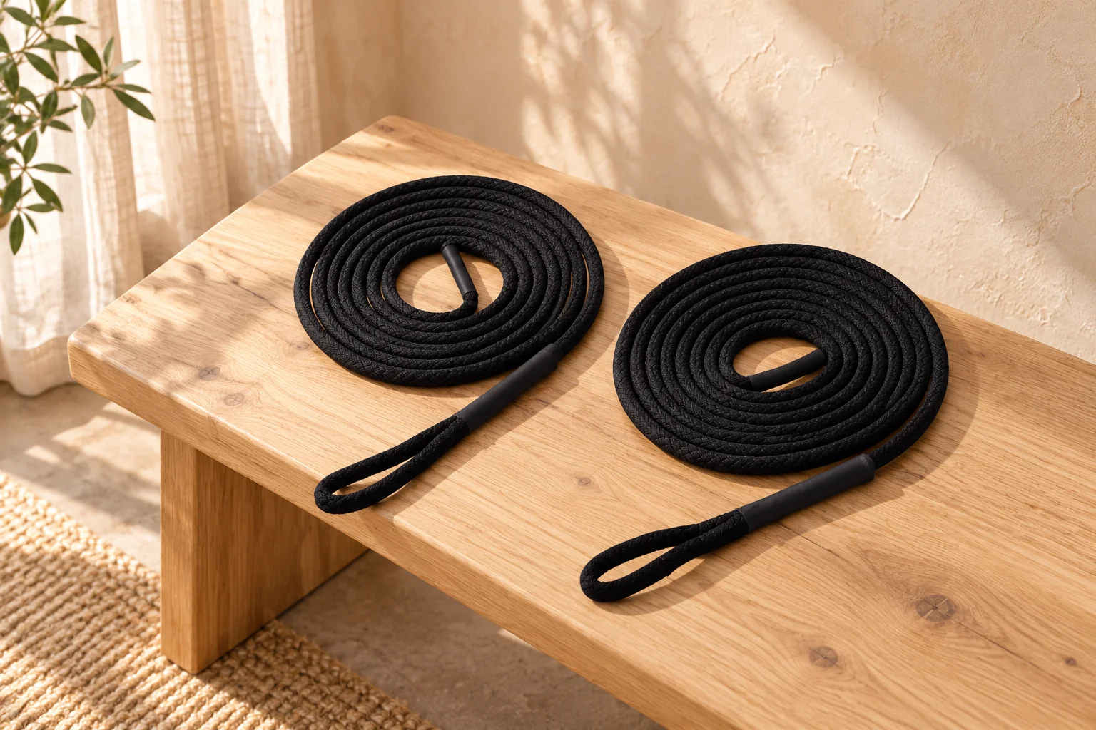 Braided Reformer Replacement Ropes — styled room setting