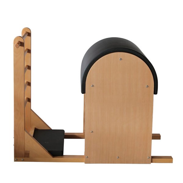 Sliding-Base Wooden Ladder Barrel
